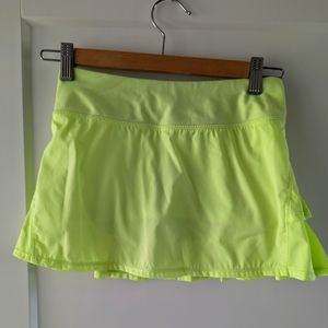 EUC Ivivva by Lululemon Girls Pleated Active Skirt/Shorts in Size 10